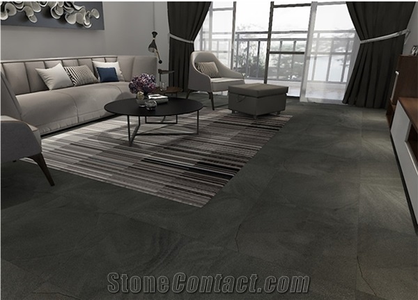 China Grey Marble Stone Look Glazed Ceramic Tiles Flooring
