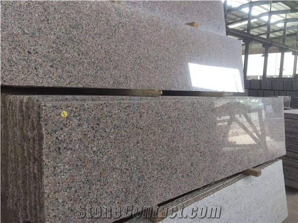 China Pink Rosa New Granite Small Slabs Customized Tiles