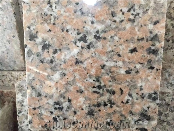 China Pink Rosa New Granite Small Slabs Customized Tiles