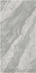 China Polished Grey Marbke Slab Look Ceramic Tiles Flooring