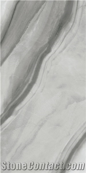 Grey Marble Ceramic Sintered Stone Slab Walling Tiles
