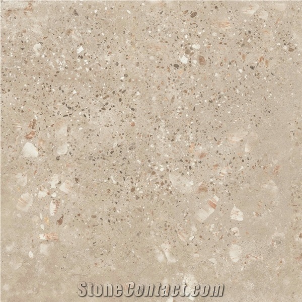 Honed Glazed Beige Limestone Look Pocelain Tiles Flooing