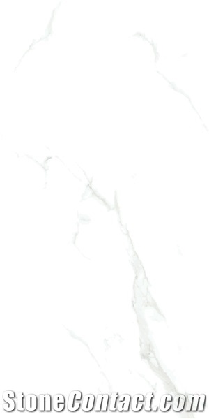 Karakata White Marble Look Ceramic Tile Countertop Use