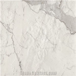 Polished Glazed Gloosy Calaeatta White Ceramic Tiles Slab
