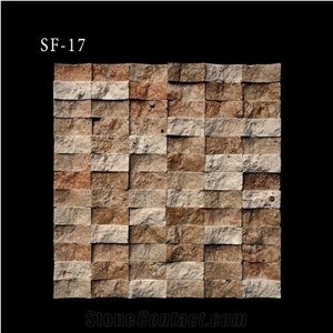 Splitface Mosaic, Rock Face Mosaic Wall Tiles