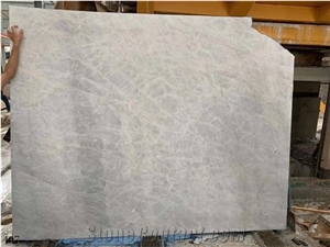 China Blue Ice Grey Marble Slab Wall Flooring Tiles