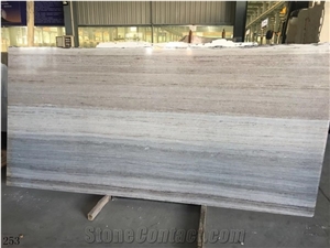 China Crystal Wood Marble Slab Interior Decoration Tiles