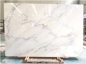 China Eastern White Marble Slab Wall Floor Kitchen Tiles Use