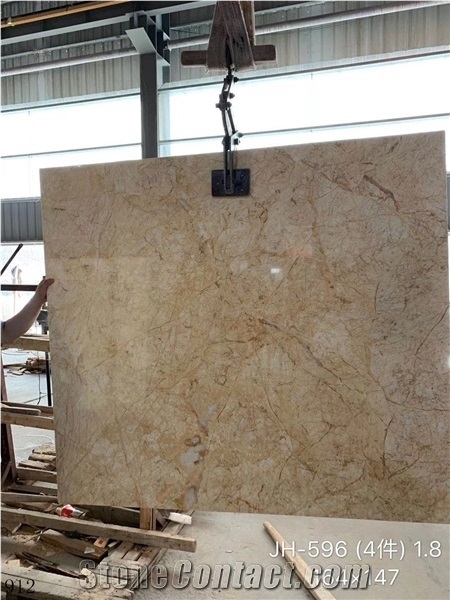 China Feather Gold Marble Slab Wall Flooring Tiles