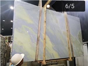 Chinese Blue Sky White Cloud Marble Interior Decoration Slab
