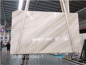 Earl White Marble Superb Interior Material Slab Tile Design