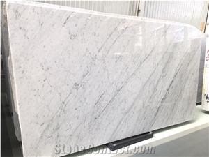 Italy Carrara White Marble Decortion Tile Slab High Grade