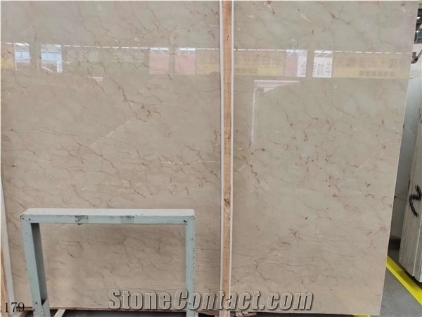 Red Line Shanna Marble Beige Style Slabs Tiles Decoration