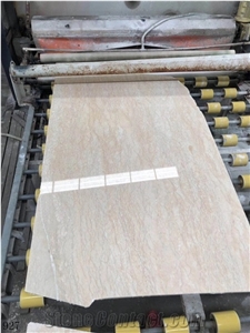 Turkey Megita Beige Marble Slab Wall Floor Tiles Use