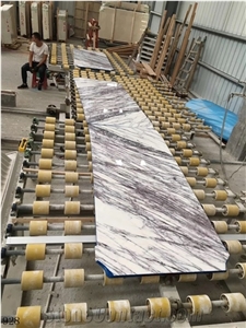 Turkey Milas Lilac Marble Slab Wall Floor Tiles Bookmatched