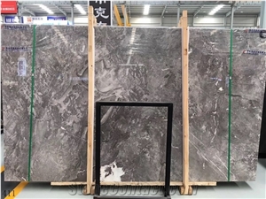 Turkey Romatic Grey Marble Slab Wall Flooring Tiles