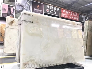 White Jade Marble with Beige Grain French Pattern Interior
