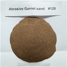Abrasive Garnet Sand 120 Mesh Grits Waterjet Cut Polishing