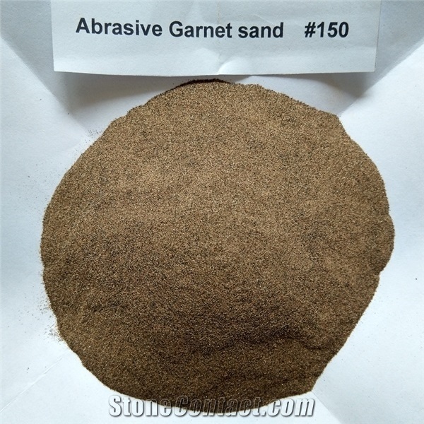 Abrasive Garnet Sand 150 Mesh Waterjet Cutting and Polishing