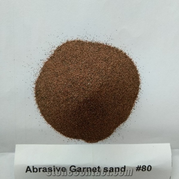 Blasting and Cnc Water Jet Cutting Garnet Sand 80 Mesh Grain