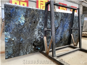 Luxury Labradorite Blue Granite Slabs