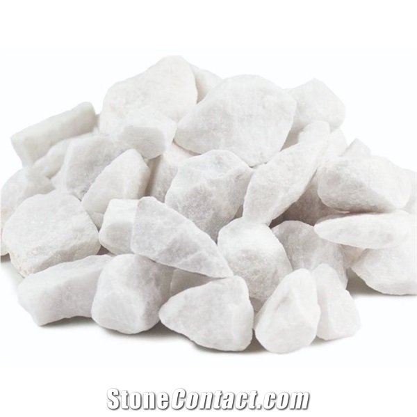 Crushed Stone White Stone Marble Chips