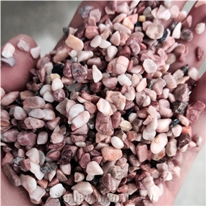 Eye-Catching Pink Color Pebble Stone