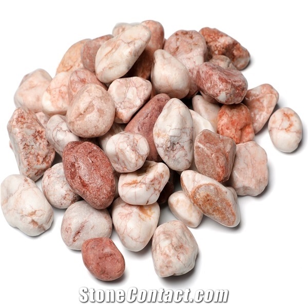 Hot Selling Pink Pebble Stone