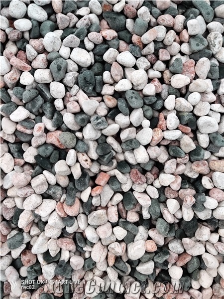 Mix Colorful Pebble Gravels River Stone
