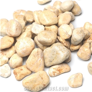 Stone White Color Pebble Stone