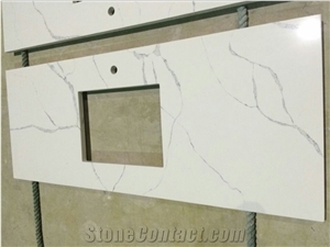 Artificial Stone Countertop Calacatta Quartz Countertop