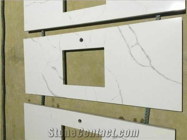 Artificial Stone Countertop Calacatta Quartz Countertop