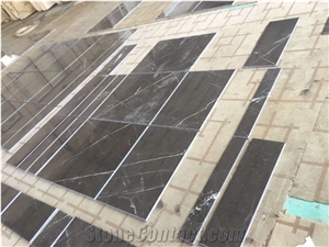 Pietra Grey Marble Tiles and Grey Marble Slabs