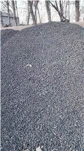 Black Lava Stone Pebbles Walkway