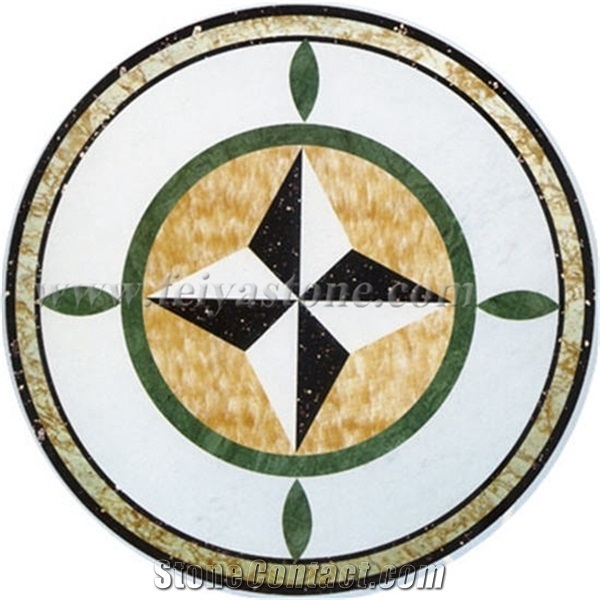 Rectangular Stone Waterjet Medallion