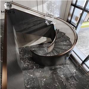 Black Ice Flower Marble Ground Chinese Stone