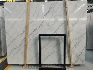 China Cheap Marble Guangxi White Marble Tile Slab Floor Wall