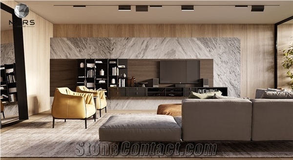 China Space Grey Marble Florence Grey Marble