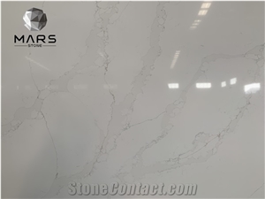 Engineered Calacata Quartz Stone Artificial Marble Vanity Tops