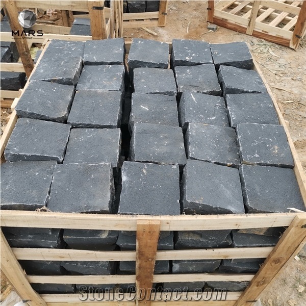 Factory Price Cheap Zhangpu Black Basalt Paving Cube Cobble
