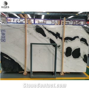 Hot Sale Landscape Paintings Marble Panda White Marble