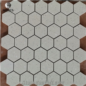Hot Selling Cement Hexagon Terrazzo Mosaic Tiles