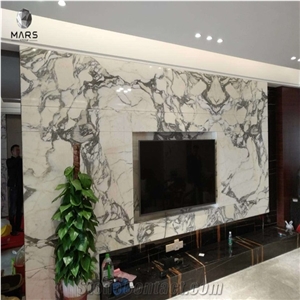 Italy White Marble Arabescato Faniello for Background