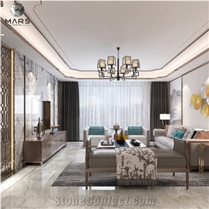 New Castle Grey Marble Interior Wall Decoration