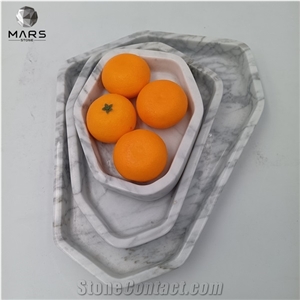 New Design Decorative Tray Marble Pattern Fruit Tray