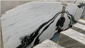 Panda White Black Marble Slabs,Wall Decoration Tiles