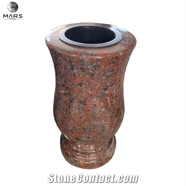 Popular Granite Cemetery Vases for Graves and Tombstone