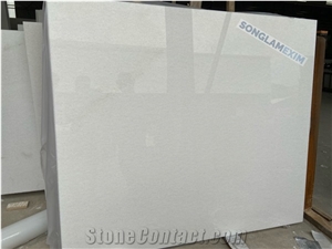 Crystal White Second Quality Marble Polished Slabs