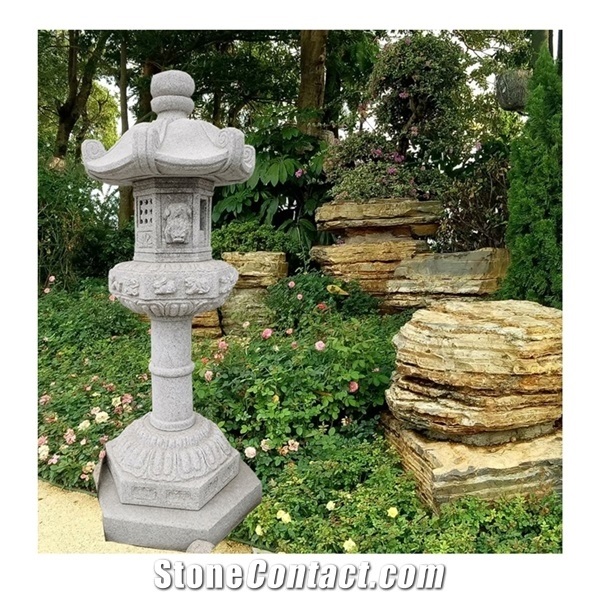 Japanese Stlye Granite Stone Lantern Jn-004