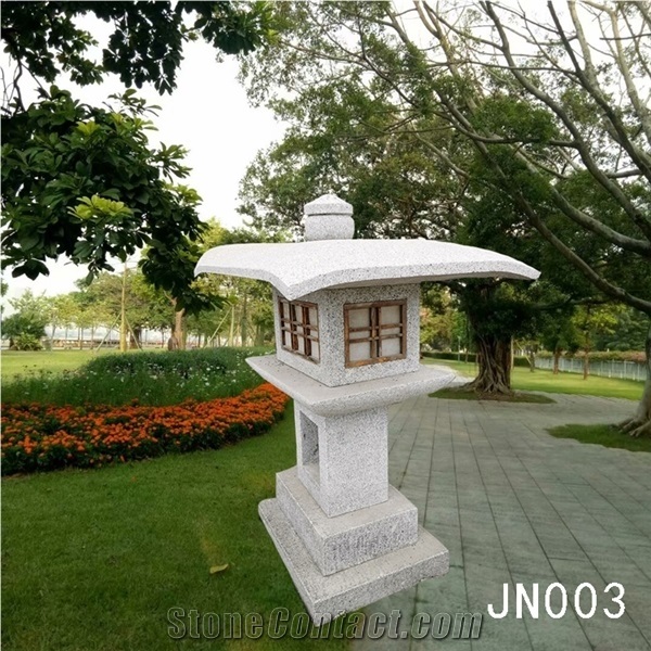Japanese Style Stone Lantern Jn-003- Granite Japanese Garden Lantern